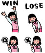 女性のイラスト素材