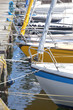 Details von Segelbooten in Kiel, Schleswig-Holstein