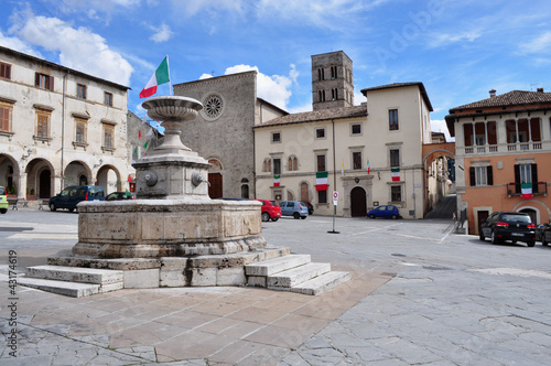 Photo: Italy. Lazio. Piazza del Popolo di Cittaducale Italy. Lazio. Piazza del Popolo di Cittaducale