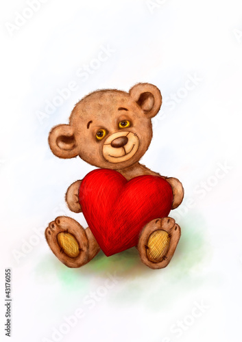 Illustration: Teddybär Teddybär