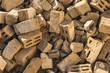 Schutt, Hohlblock, Leichtbeton (Abriss Wohnhaus)