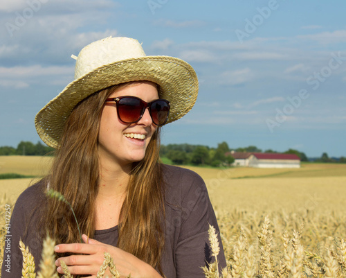 Photo: Getreide unf Mädchen Getreide unf Mädchen