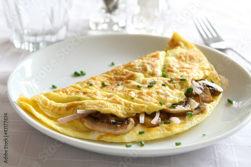 Photo: Mushroom Omelette Mushroom Omelette