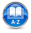A-Z book glossy icon