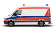 Rettungswagen Seitenansicht