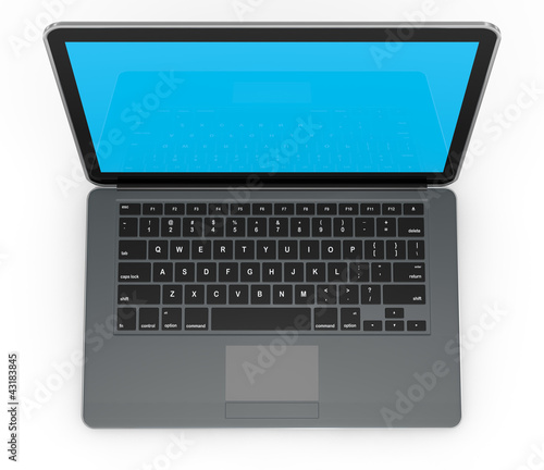 Illustration: computer notebook computer notebook