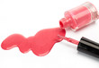 Pink nail polish
