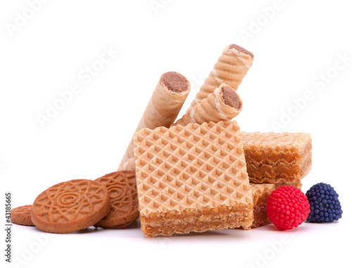 Photo: Wafers or honeycomb waffles Wafers or honeycomb waffles