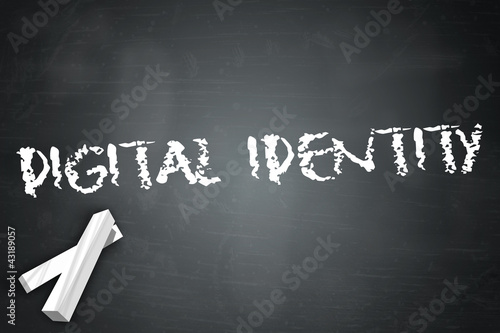 Illustration: Blackboard "Digital Identity" Blackboard "Digital Identity"