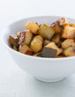 chopped sauteed zucchini bowl