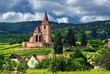 Eglise d'Hunawihr , Alsace (Fr).