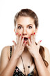 Photo: Amazed young woman Amazed young woman