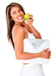 Healthy eating woman