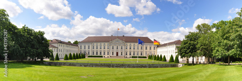 Foto: Panoramafoto Berlin, Schloss Belvue Panoramafoto Berlin, Schloss Belvue