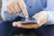 Foto: Man with smartphone Man with smartphone