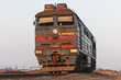View of the front locomotive