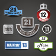 House address plates collection