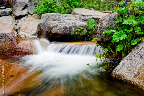 Photo: Waterfall movement on the rocks Waterfall movement on the rocks