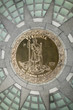 Photo: The 2007 restored Virginia State Capitol and the State Seal of Virginia, designed by Thomas Jefferson who was inspired by Greek and Roman Architecture, Richmond, Virginia The 2007 restored Virginia State Capitol and the State Seal of Virginia, designed by Thomas Jefferson who was inspired by Greek and Roman Architecture, Richmond, Virginia