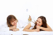 Photo: Young couple at home Young couple at home