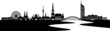 wien Skyline mit Donau