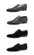 Foto: Men's casual shoes on white. Men's casual shoes on white.