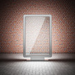 Illustration: Blank street advertising billboard Blank street advertising billboard