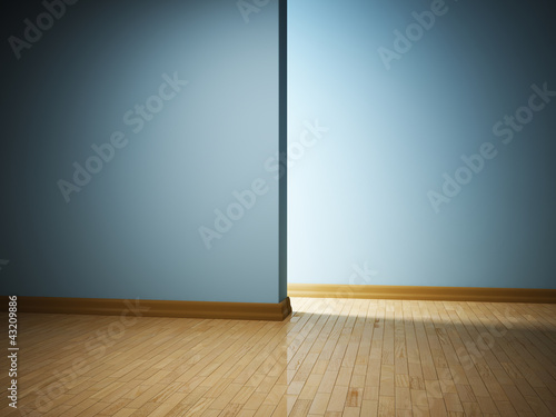 Illustration: Empty modern interior Empty modern interior
