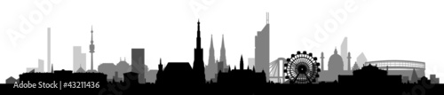 Vector: Wien Skyline Wien Skyline