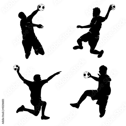 Vektor: handball handball