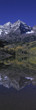 Photo: Panoramic view of autumn colors of Aspens reflecting in lake under Maroon Bells, Colorado, near Aspen Panoramic view of autumn colors of Aspens reflecting in lake under Maroon Bells, Colorado, near Aspen