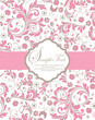 PINK INVITATION CARD