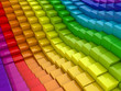 Photo: 3d colorful cubes background 3d colorful cubes background