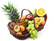 Variety of Fruits in a Basket