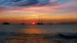 Video: Ibiza sea sunset view from Formentera Balearic islands Ibiza sea sunset view from Formentera Balearic islands