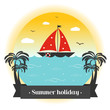 Vector: summer holiday background summer holiday background