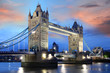 Foto: Tower Bridge in the evening, London, UK Tower Bridge in the evening, London, UK