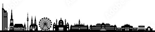 Vector: Wien Skyline Wien Skyline