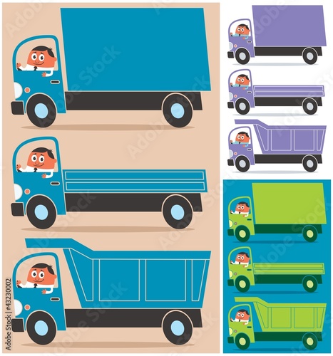 Vetor: Truck Driver Truck Driver