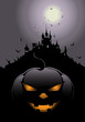 halloween schloss poster
