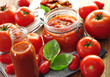 Flasche, Tomaten