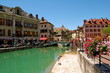 Canaux pittoresques d'Annecy