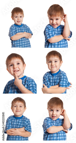 Photo: Set Mischievous Boy Set Mischievous Boy