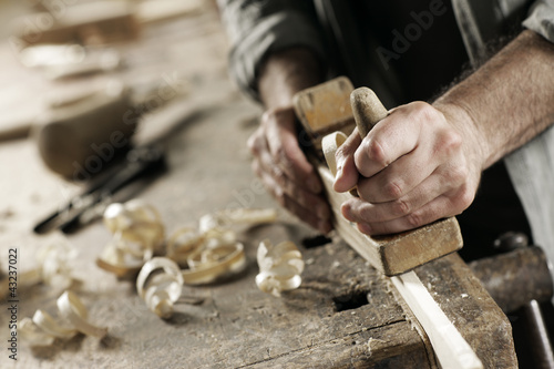 Photo: hands of a craftsman hands of a craftsman