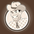 cowboy retro vintage