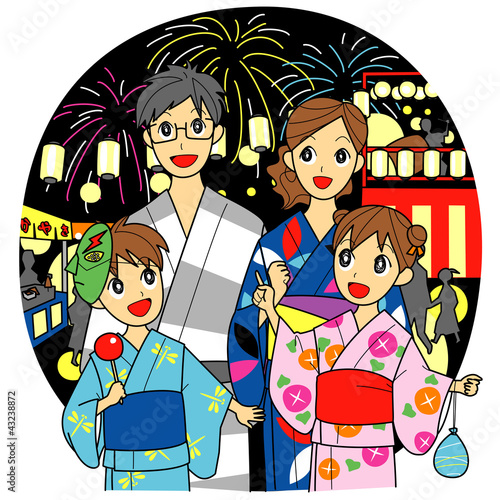 Vektor: 祭りの夜 祭りの夜