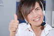 call center,operator woman