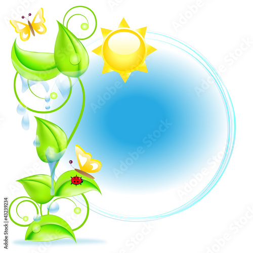 Vector: frühling frühling