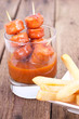 fast food im Glas