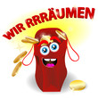Vektor: wir rrräumen wir rrräumen